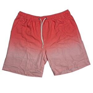 Unbranded Swim Trunks Mens XL Ombre Polyester Stretch Pink Beachwear Streetwear